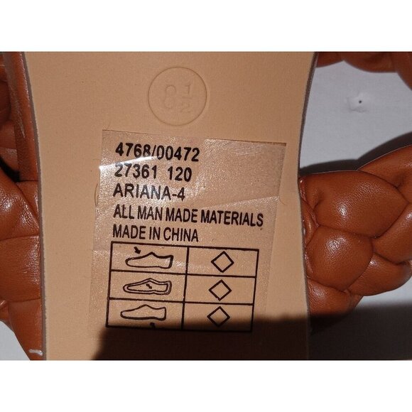 Pierre Dumas Ariana 4 Womens Mule Sandal Braided Strap Open Toe Size 8.5 - Picture 6 of 7